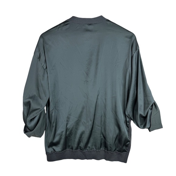 New Ann Taylor Cashmere Blend Open Cardigan size Large Gray - Picture 6 of 7